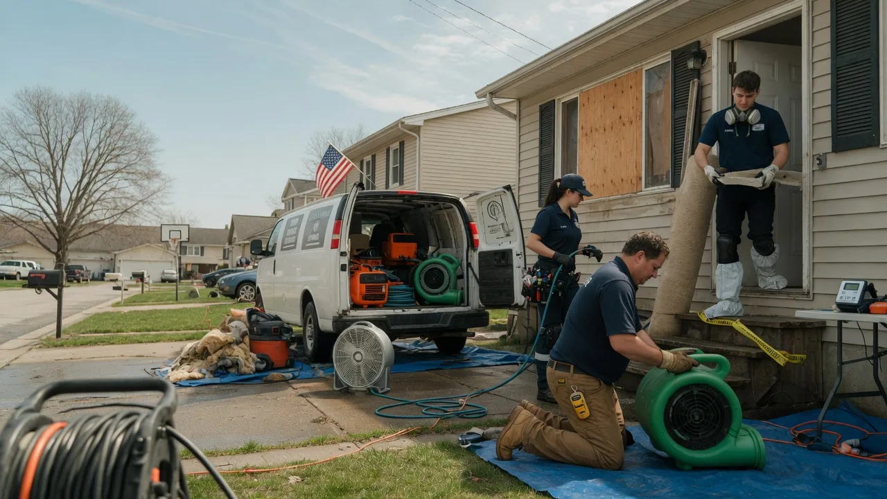 Water Damage Restoration in West Brooklyn, IL near me